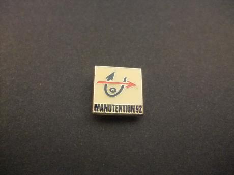 Manutention 92 Internationale tentoonstelling  materialen en handelingssystemen voor de productie en logistiek Frankrijk
